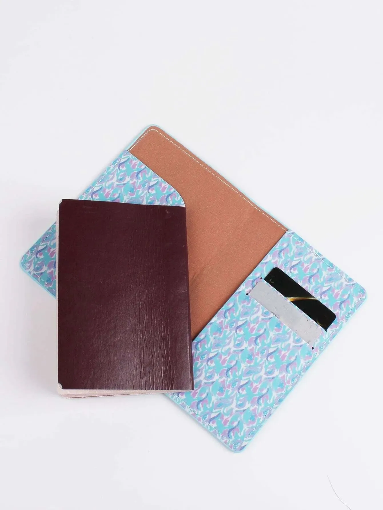 Shein Floral Pattern Passport Case