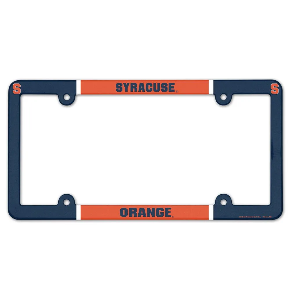 Wincraft Plastic Syracuse Orange License Plate Frame